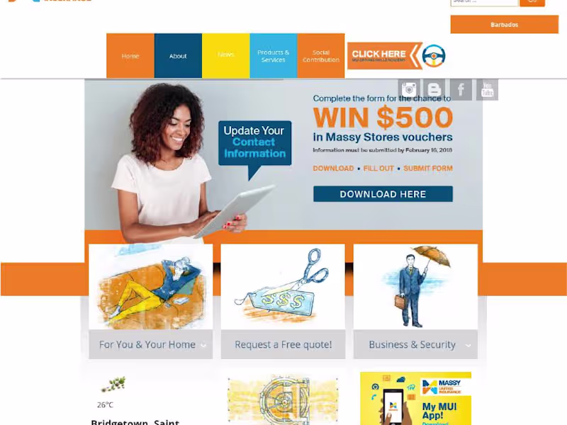Cover image for Massy United insurance