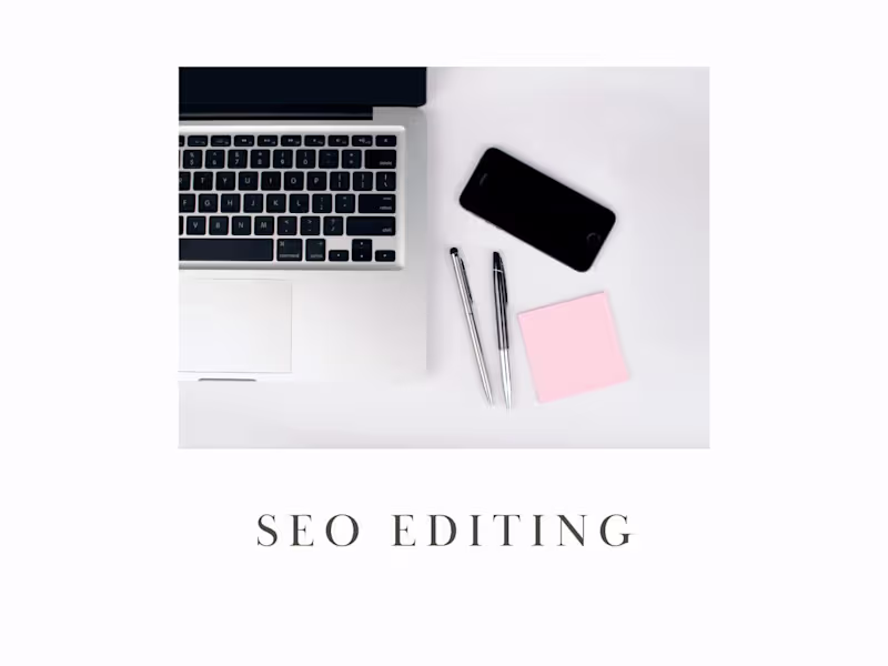 Cover image for SEO Copy Edits for Smart, Engaging Web Writing
