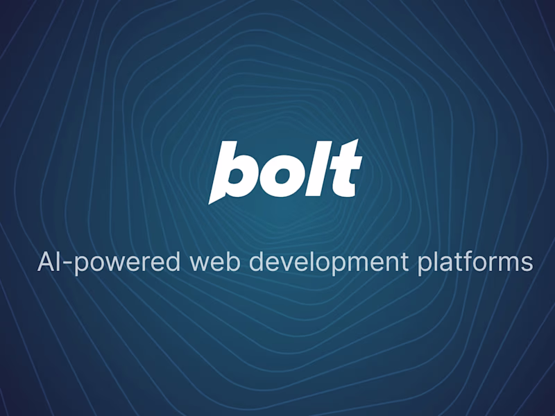 Cover image for Interactive Web Apps & Prototypes with Bolt.new