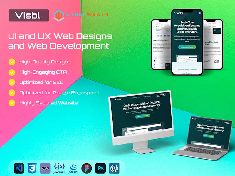 Cover image for Visbl.io - WordPress Website Development and Designs