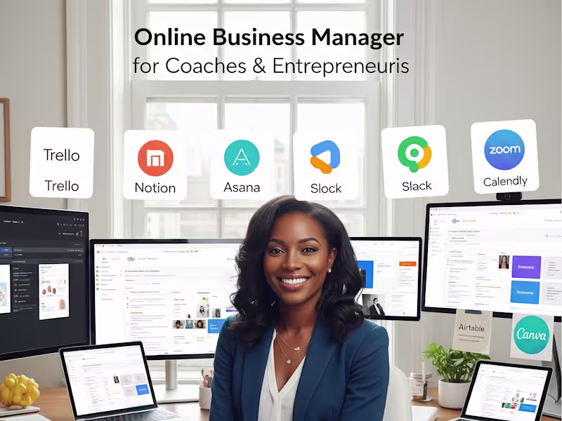 Cover image for Online Business Manager (OBM) for Coaches & Entrepreneurs