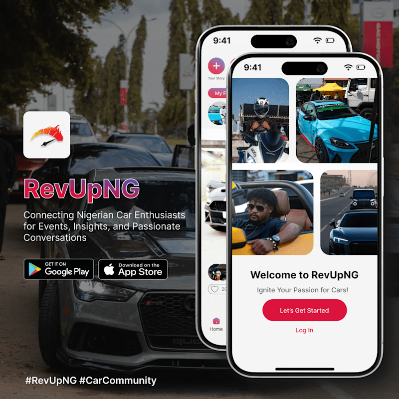 Cover image for RevUpNG - Car Community App