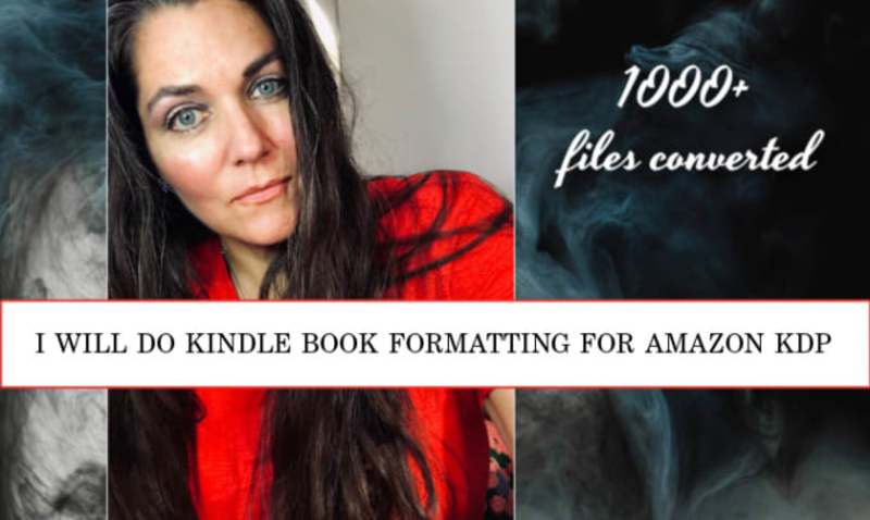Cover image for I will do kindle book formatting for amazon KDP plus more