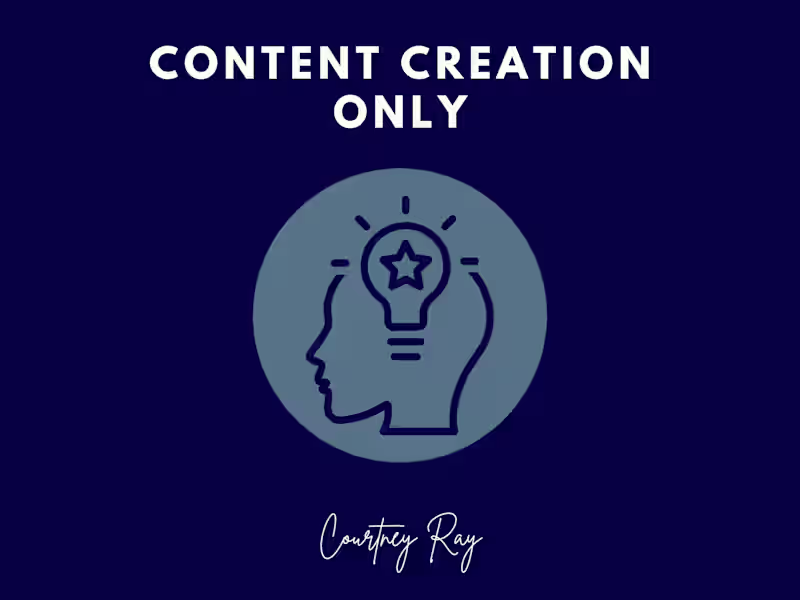 Cover image for Content Creation
