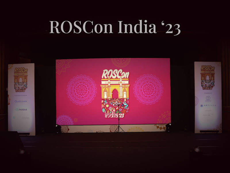 Cover image for ROSCon India, 2023