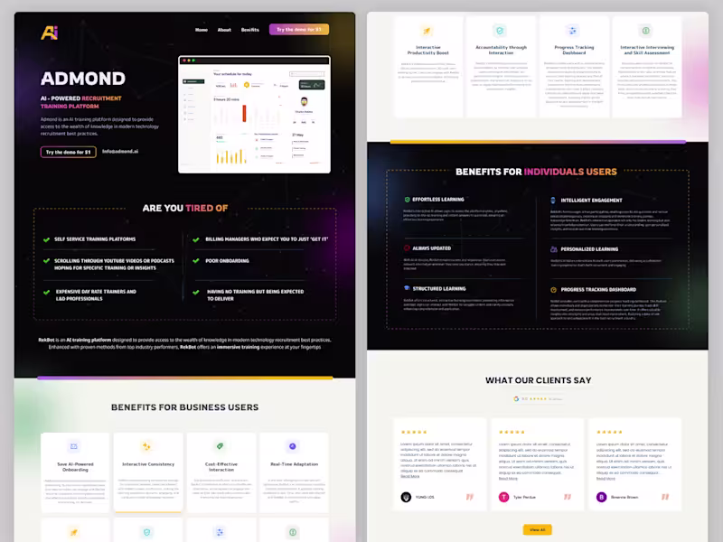 Cover image for Admond – AI-Powered HR Training