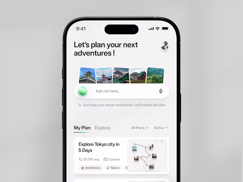 Cover image for My concept for AI Travel