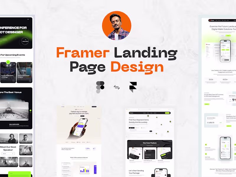 Cover image for I will build framer website, figma to framer, framer expert