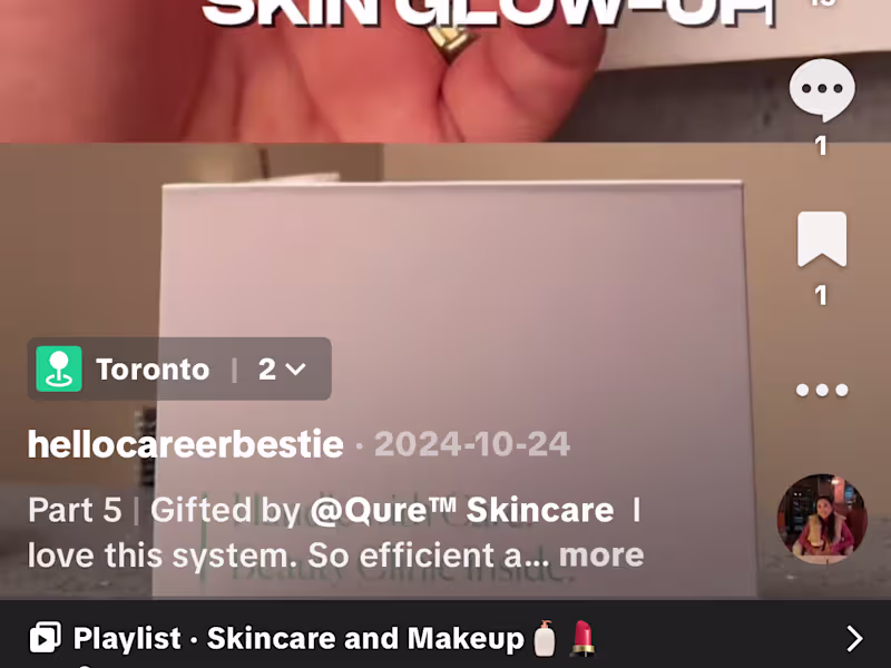 Cover image for Gifted skincare collab