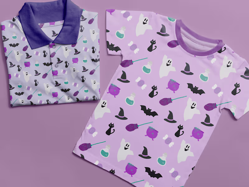 Cover image for Seamless Halloween Pattern 