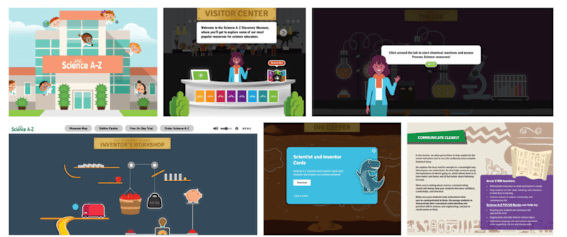 Cover image for Science A-Z Interactive Campaign