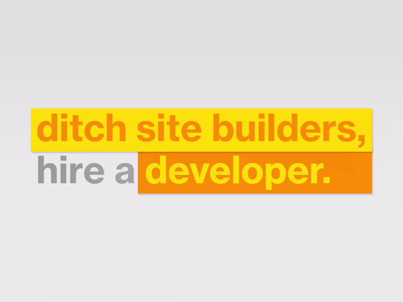 Cover image for I build beautiful, accessible and high-performance websites.