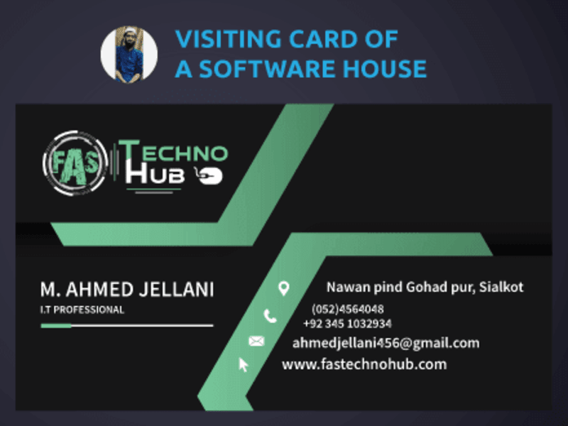 Cover image for BUSINESS CARD OF A SOFTWARE HOUSE