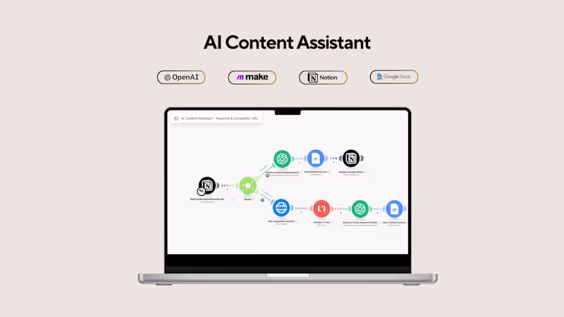 Cover image for AI Content Assistant for SEO Optimization