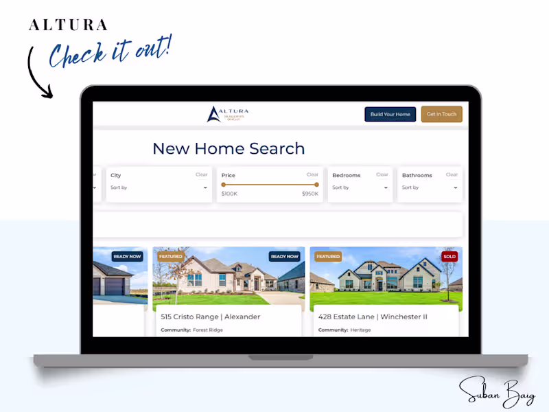 Cover image for Recently designed and developed the Altura website on Webflo...