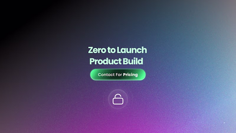 Cover image for Zero to Launch — Product Build