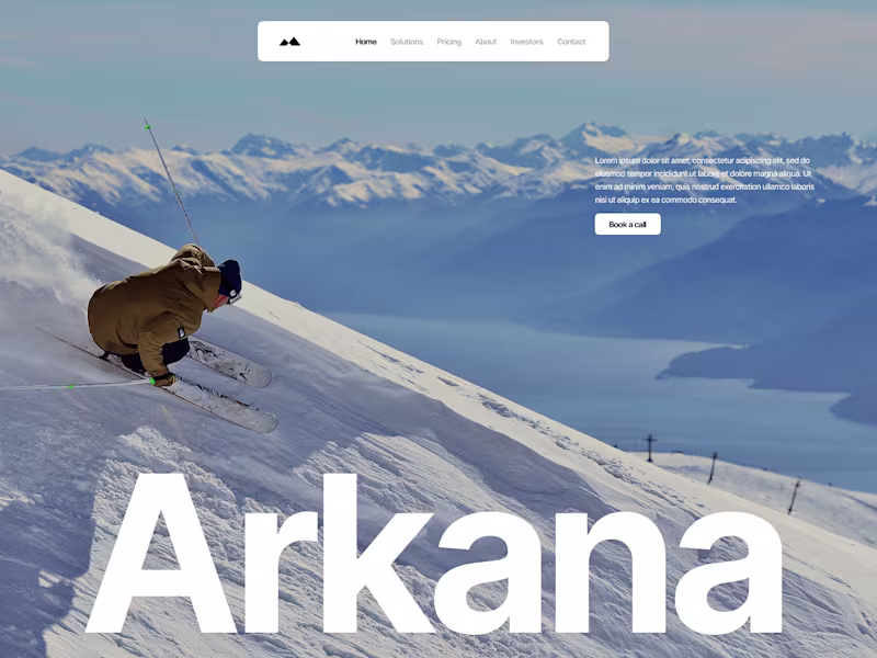 Cover image for Framer Website for Arkana