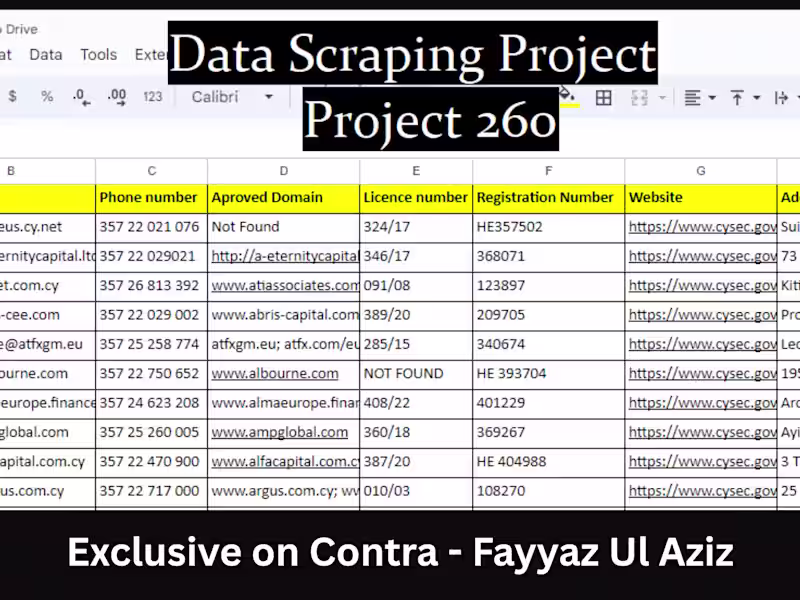 Cover image for 🔍 Completed Project: Data Scraping & Data Entry I recently ...