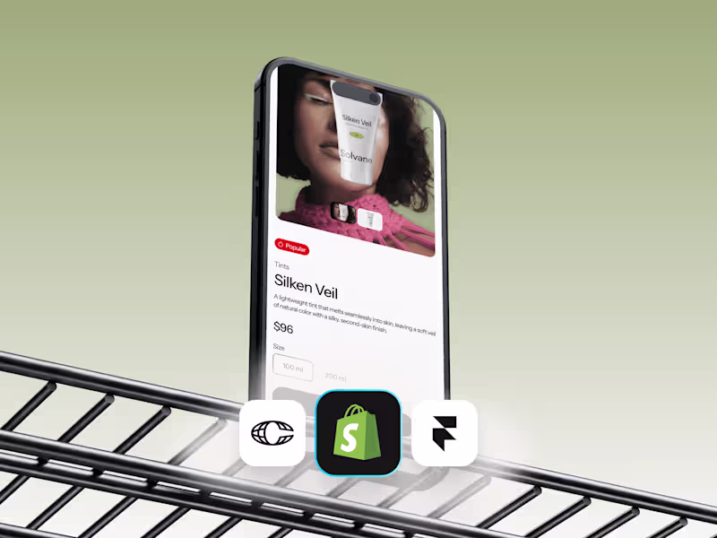 Cover image for Framer eCommerce website made for modern beauty cosmetics brands