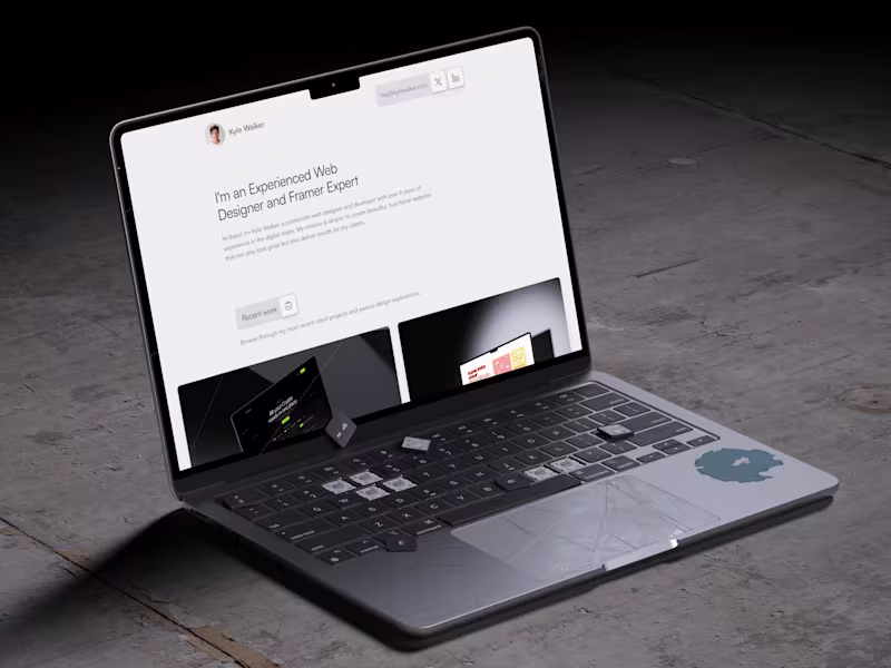 Cover image for Ostium - A Framer portfolio template