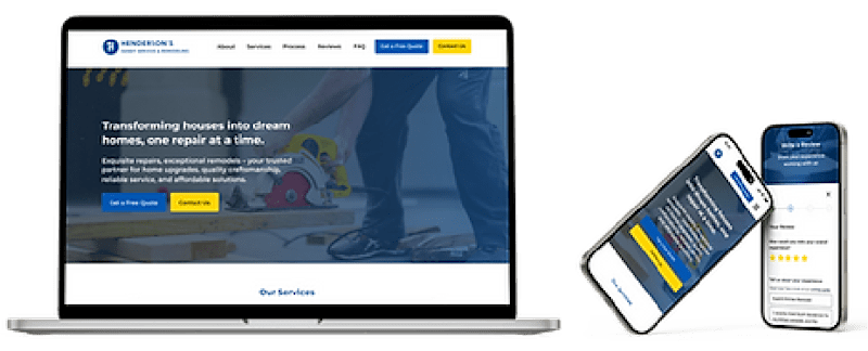 Cover image for Henderson's Home Repairs
& Remodeling
