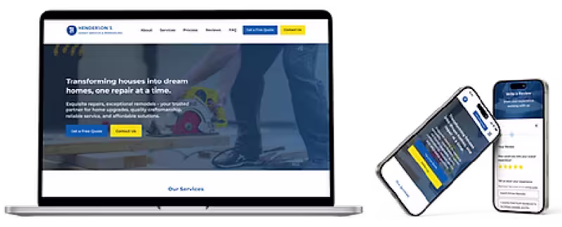 Cover image for Henderson's Home Repairs
& Remodeling
