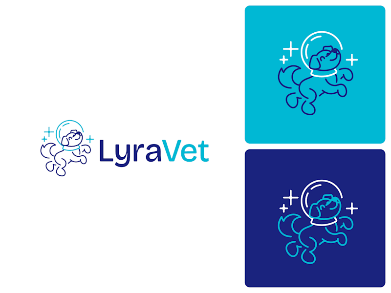 Cover image for LyraVet logo design