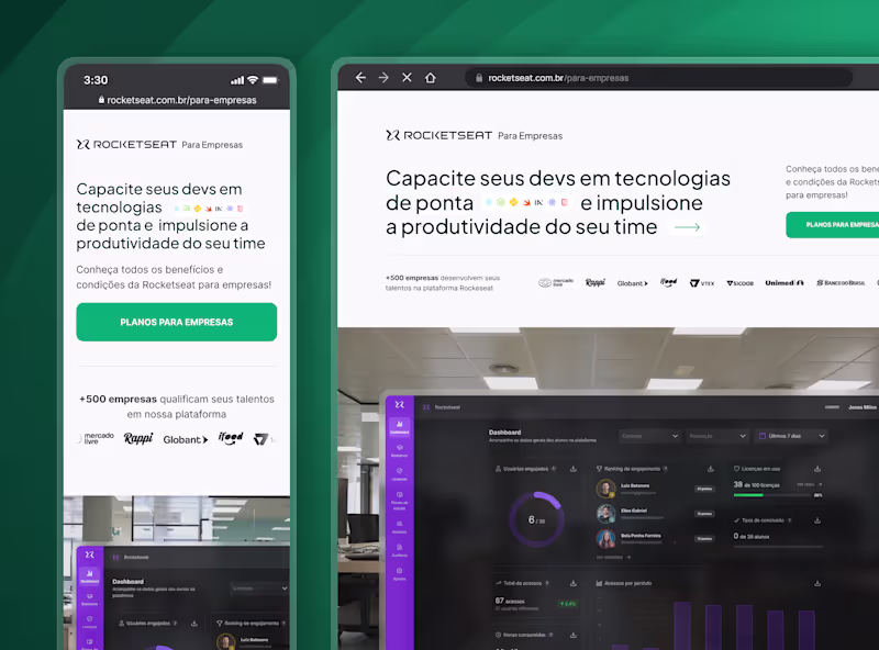Cover image for B2B Rocketseat ▪️ Landing Page
