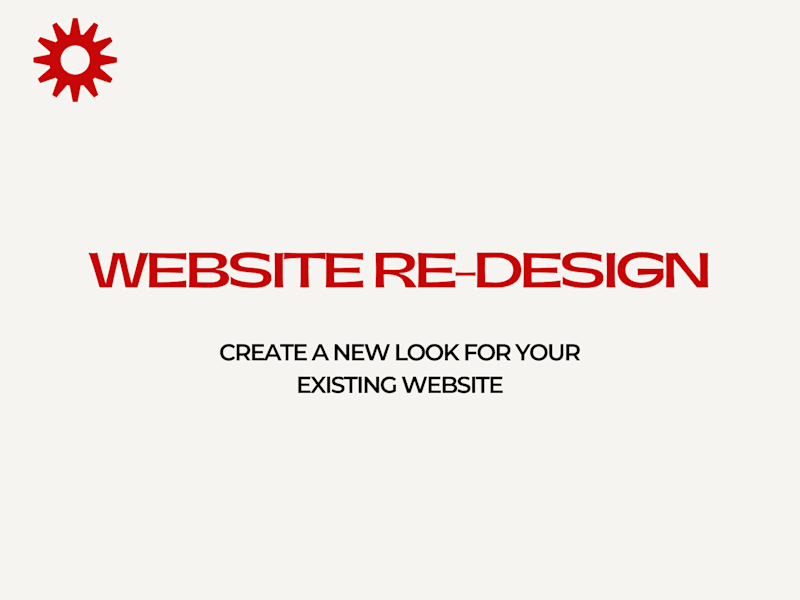 Cover image for Website Re-design