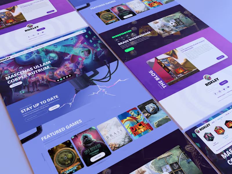 Cover image for Roxley Website