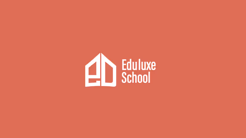 Cover image for Eduluxe School Brand Identity Design