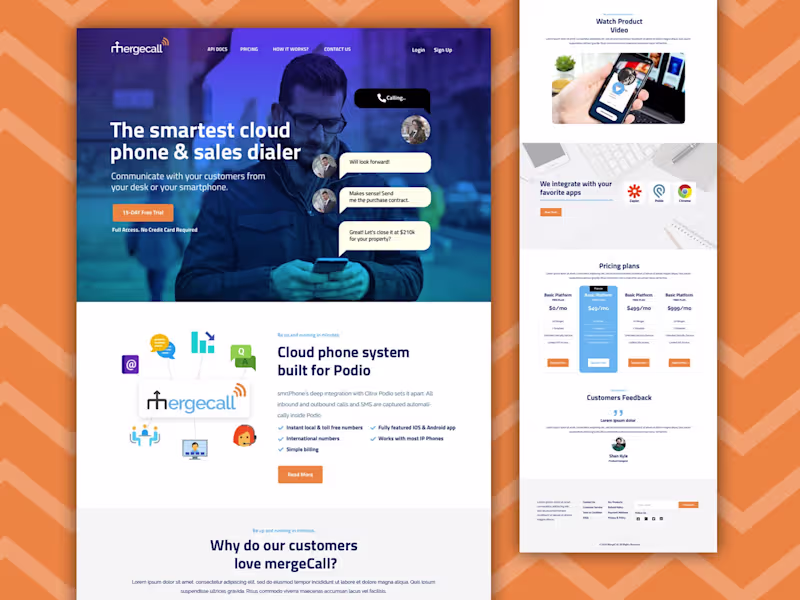 Cover image for Webflow Landing Page Design & Development