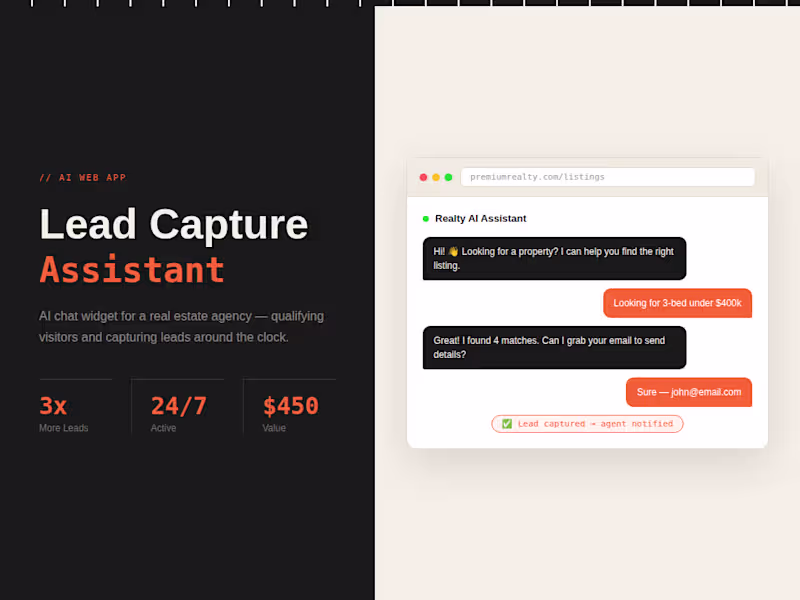 Cover image for Lead Capture Assistent