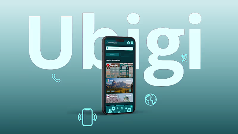 Cover image for Ubigi App Redesign for Enhanced User Experience
