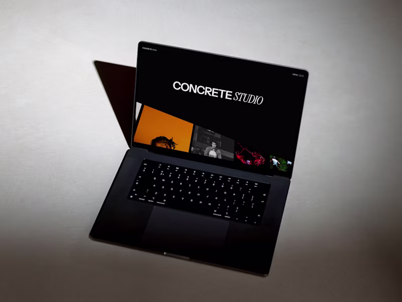 Cover image for CONCRETE ― Free Framer Agency Template