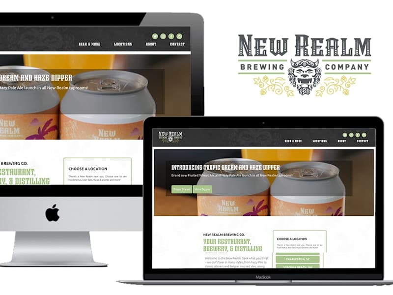Cover image for New Realm Brewing Co. Website