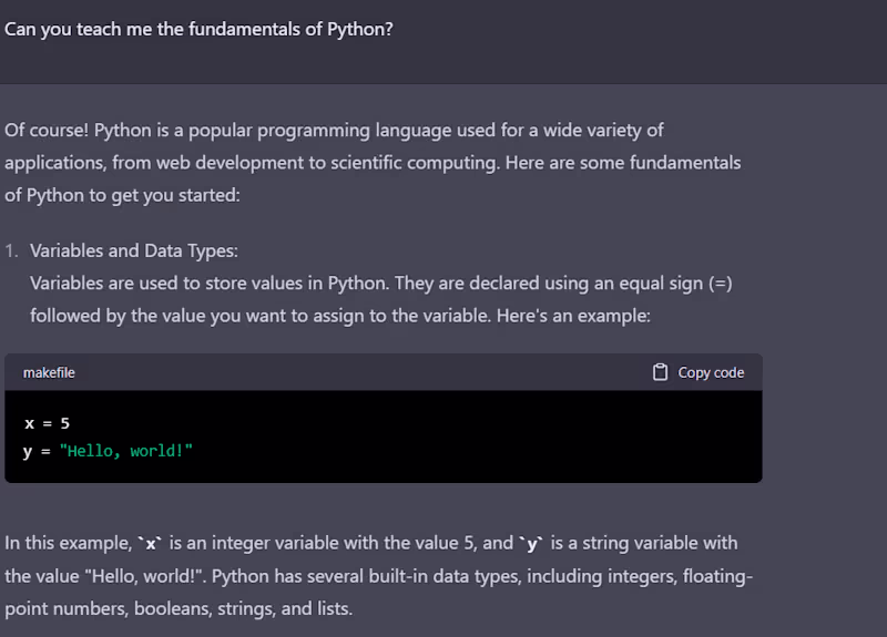 Cover image for My AI Prompt Engineering Experience  #4 - Chat GPT and Python