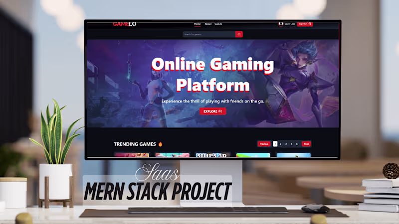 Cover image for  Gamelo - Online Gaming Platform