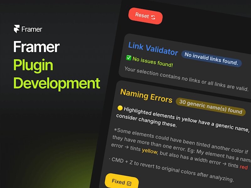 Cover image for Framer Plugin Development
