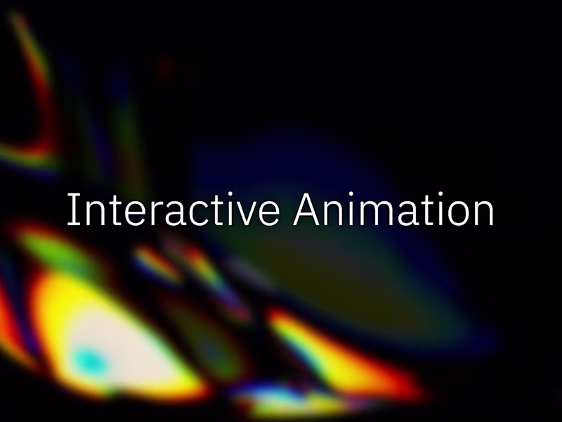 Cover image for Interactive (web) animation (Rive/Lottie)