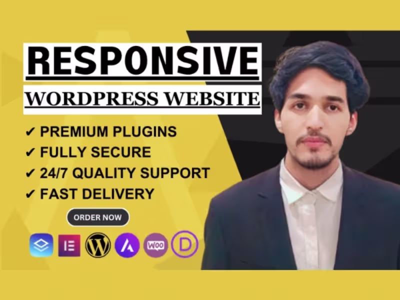 Cover image for Custom WordPress & Shopify Business Website Design