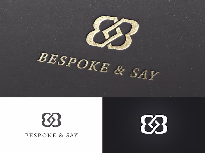 Cover image for Logo for Bespoke & Say, engagement rings, wedding bands, and...