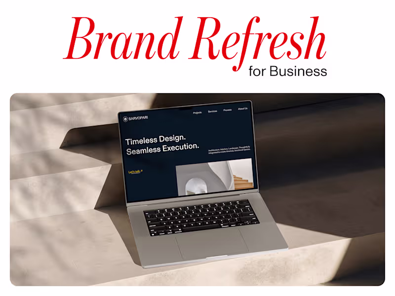 Cover image for Brand Refresh for Business 