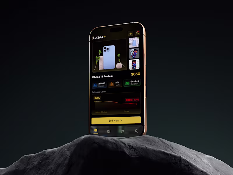 Cover image for Mobile Resale App UI – Sell Smarter, Faster