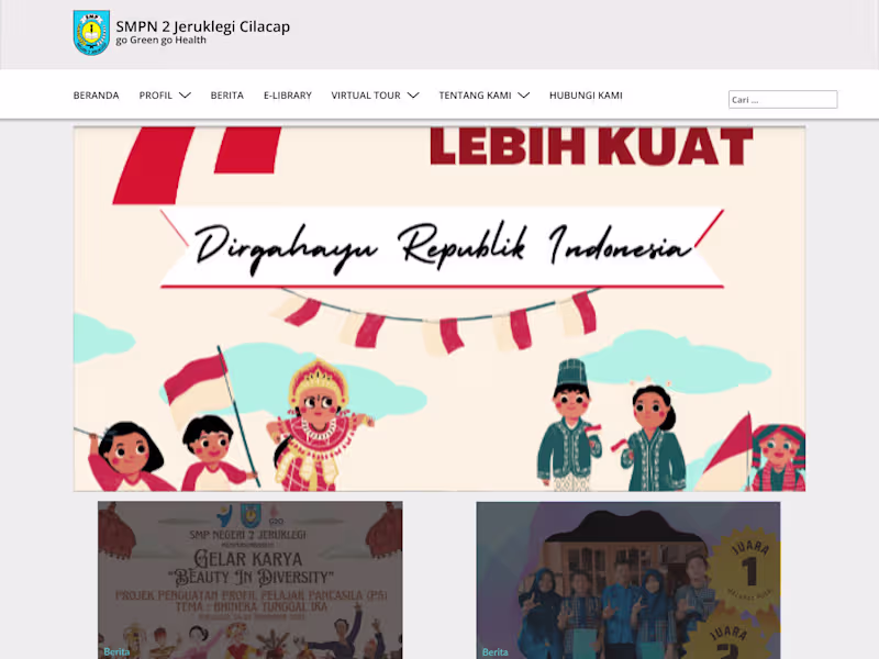 Cover image for UI Designer - Redesign Project for SMP Negeri 2 Jeruklegi