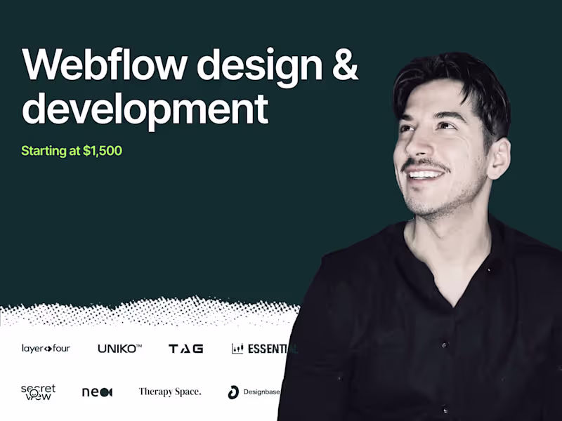 Cover image for Webflow Design & Development Service