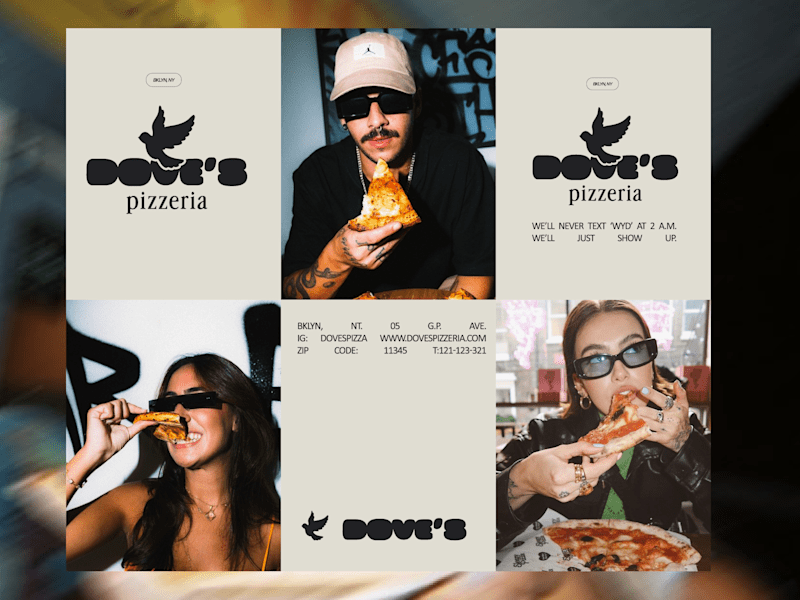 Cover image for Brand Strategy & Identity - Dove's Pizzeria