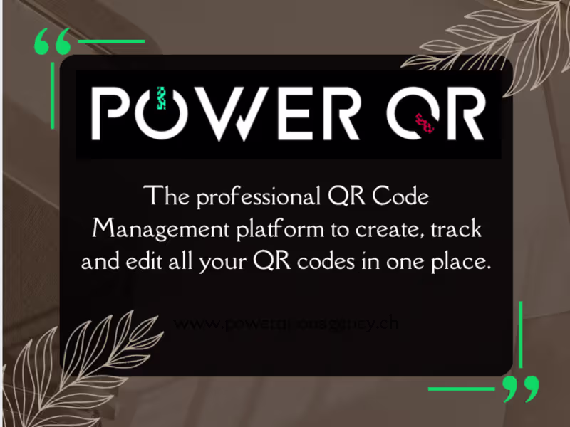 Cover image for POWERQR ( QR Generator Web Application) 