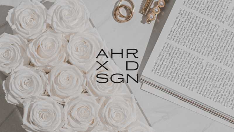Cover image for Ahrix Design Brand Identity