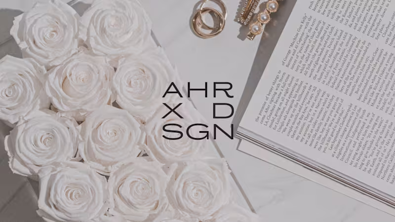 Cover image for Ahrix Design Brand Identity